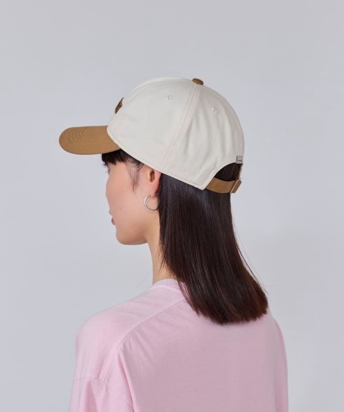 OVERRIDE(オーバーライド)の「OVERRIDE REC COLL. LOGO EMB CAP SG / オーバーライド(キャップ・レディース・ベージュ/ピンク/グリーン・57~59cm)」の8枚目の写真