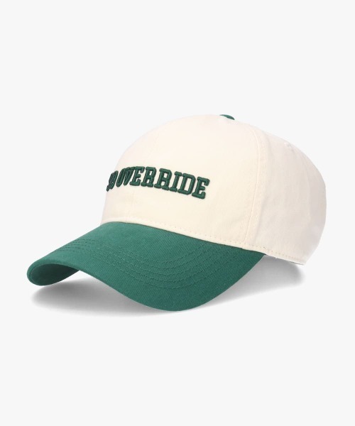 OVERRIDE(オーバーライド)の「OVERRIDE REC COLL. LOGO EMB CAP SG / オーバーライド(キャップ・レディース・ベージュ/ピンク/グリーン・57~59cm)」の12枚目の写真