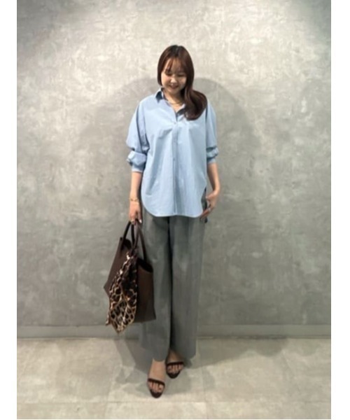 allureville(アルアバイル)の「ディープタックチェックパンツ(スラックス・レディース・ブラウン系その他/ブラック系その他・1/2)」の7枚目の写真