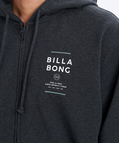 BILLABONG(ビラボン)の「ビラボン BILLABONG アウトドアカジュアル スウェットパーカー WAVE LAYER ZIP PARKA(パーカー・メンズ・ライトグレー/ブラック・LL/M/L)」の5枚目の写真