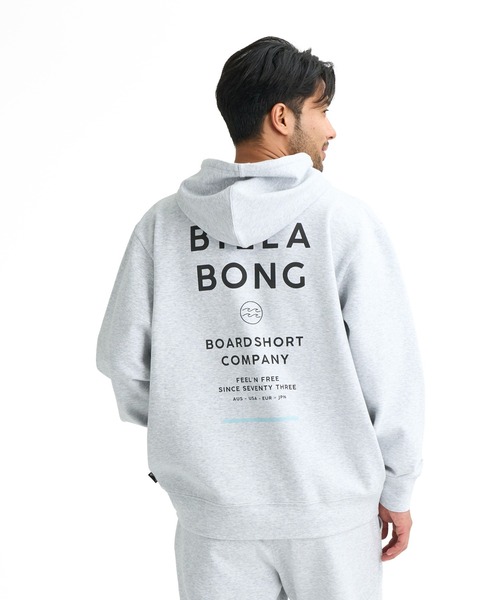 BILLABONG(ビラボン)の「ビラボン BILLABONG アウトドアカジュアル スウェットパーカー WAVE LAYER ZIP PARKA(パーカー・メンズ・ライトグレー/ブラック・LL/M/L)」の7枚目の写真