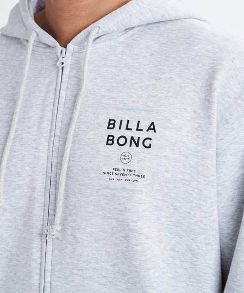 BILLABONG(ビラボン)の「ビラボン BILLABONG アウトドアカジュアル スウェットパーカー WAVE LAYER ZIP PARKA(パーカー・メンズ・ライトグレー/ブラック・LL/M/L)」の8枚目の写真