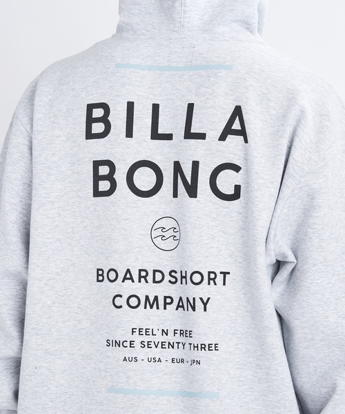 BILLABONG(ビラボン)の「ビラボン BILLABONG アウトドアカジュアル スウェットパーカー WAVE LAYER ZIP PARKA(パーカー・メンズ・ライトグレー/ブラック・LL/M/L)」の9枚目の写真