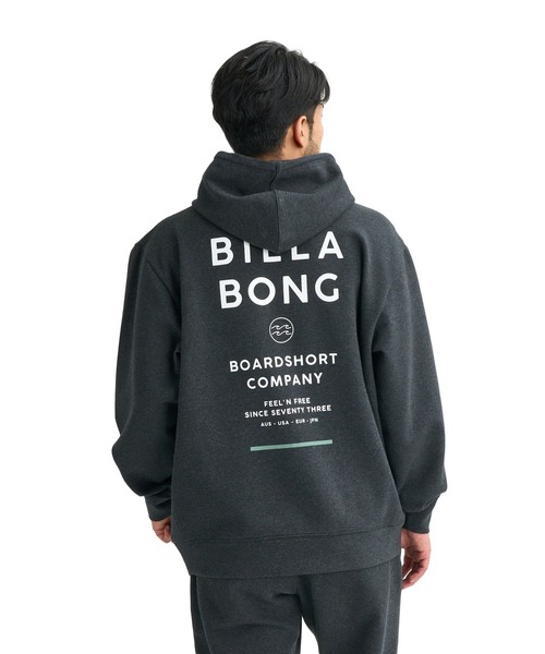 BILLABONG(ビラボン)の「ビラボン BILLABONG アウトドアカジュアル スウェットパーカー WAVE LAYER ZIP PARKA(パーカー・メンズ・ライトグレー/ブラック・LL/M/L)」の3枚目の写真