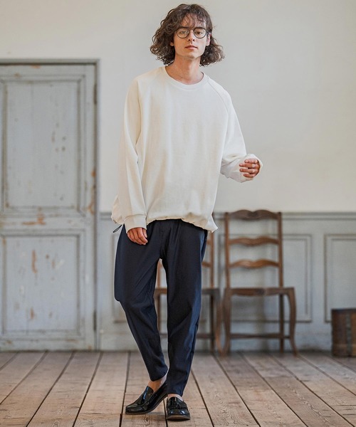 CAMBIO(カンビオ)の「mp14666-バレットリブテーパードパンツ(BP-BFS0093)(その他パンツ・メンズ・ブラック/オリーブ/ベージュ/ネイビー・S/M/L)」の6枚目の写真