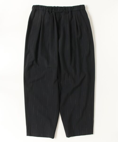 yoko sakamoto(ヨーコサカモト)の「【YOKO SAKAMOTO】DOUBLE PLEATED EASY PANTS(スラックス・メンズ・ブラック・MEDIUM/SMALL)」の1枚目の写真