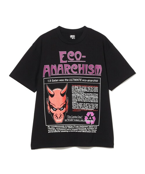 BIAS DOGS（バイアスドッグス）の「BIAS DOGS / ECO-ANARCHIST TEE（Tシャツ/カットソー・メンズ・ブラック・XL/L/M）」の2枚目の写真