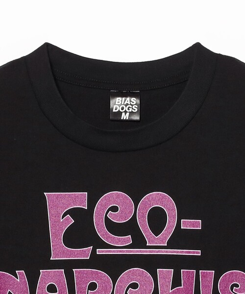 BIAS DOGS（バイアスドッグス）の「BIAS DOGS / ECO-ANARCHIST TEE（Tシャツ/カットソー・メンズ・ブラック・XL/L/M）」の3枚目の写真