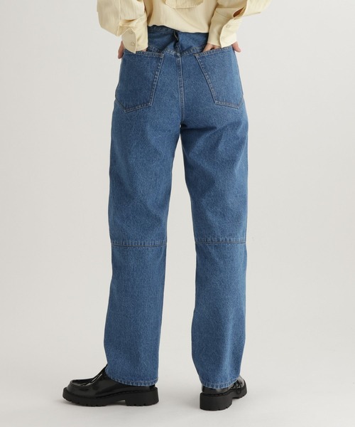 studio CLIP（スタディオクリップ）の「【daily CLIP】フィットストレートデニム（デニムパンツ・レディース・ブルー/ネイビー・MEDIUM/LARGE）」の4枚目の写真