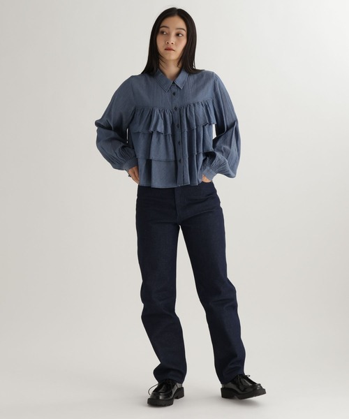 studio CLIP（スタディオクリップ）の「【daily CLIP】フィットストレートデニム（デニムパンツ・レディース・ブルー/ネイビー・MEDIUM/LARGE）」の20枚目の写真