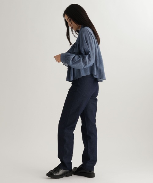 studio CLIP（スタディオクリップ）の「【daily CLIP】フィットストレートデニム（デニムパンツ・レディース・ブルー/ネイビー・MEDIUM/LARGE）」の19枚目の写真