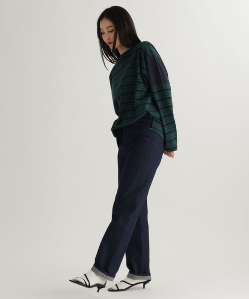 studio CLIP（スタディオクリップ）の「【daily CLIP】フィットストレートデニム（デニムパンツ・レディース・ブルー/ネイビー・MEDIUM/LARGE）」の16枚目の写真