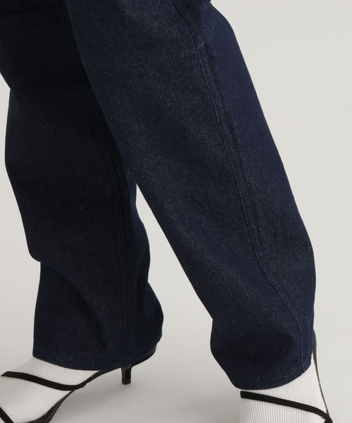 studio CLIP（スタディオクリップ）の「【daily CLIP】フィットストレートデニム（デニムパンツ・レディース・ブルー/ネイビー・MEDIUM/LARGE）」の9枚目の写真