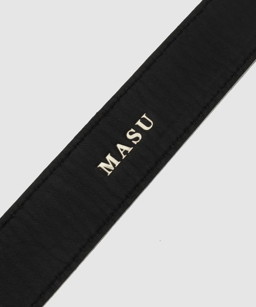 小物 MASU 26SS ARROW BUCKLE LEATHER BELT ベルト ARROW BUCKLE LEATHER BELT 26S―26