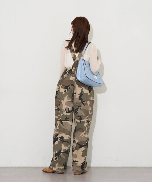 CIAOPANIC（チャオパニック）の「【UNESS/ユーネス】サスペンダー付ワイドカーゴパンツ/サロペット（その他パンツ・レディース・カーキ/ベージュ・ONE SIZE）」の20枚目の写真