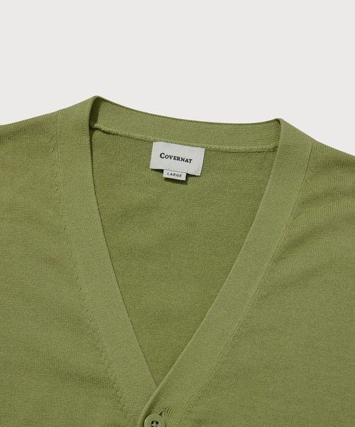 COVERNAT（カバーナット）の「[SOOBIN着用] V-NECK KNIT CARDIGAN（カーディガン/ボレロ・メンズ・ネイビー/ライトカーキ・LARGE/X-LARGE/MEDIUM/SMALL）」の11枚目の写真