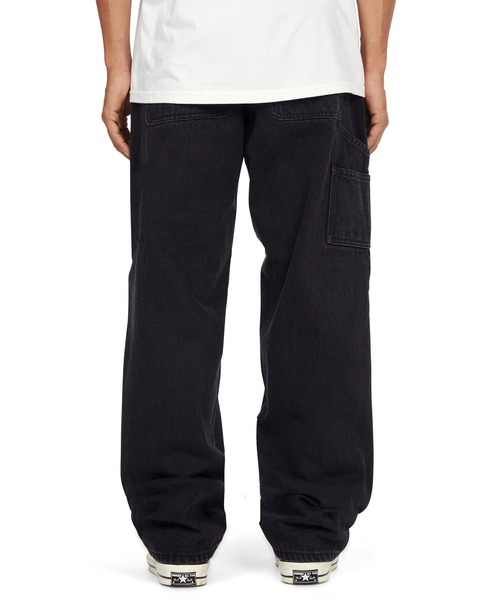 HUF（ハフ）の「KINDA LOOSE DOUBLE KNEES（デニムパンツ・メンズ・ブラック/ライトインディゴブルー/ブルー系その他・28/30/32/34/36）」の11枚目の写真