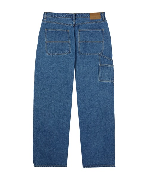 HUF（ハフ）の「KINDA LOOSE DOUBLE KNEES（デニムパンツ・メンズ・ブラック/ライトインディゴブルー/ブルー系その他・28/30/32/34/36）」の9枚目の写真