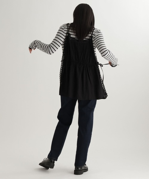 studio CLIP(スタディオクリップ)の「【daily CLIP】レースレイヤードキャミ(キャミソール・レディース・ブラック/ホワイト・FREE)」の19枚目の写真