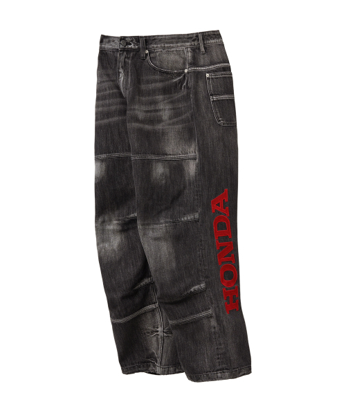 PHYPS MOTORCYCLE(フィップスモーターサイクル)の「Vintage Biker Wide Jean Black(デニムパンツ・レディース・その他・SMALL/MEDIUM/LARGE/X-LARGE)」の2枚目の写真