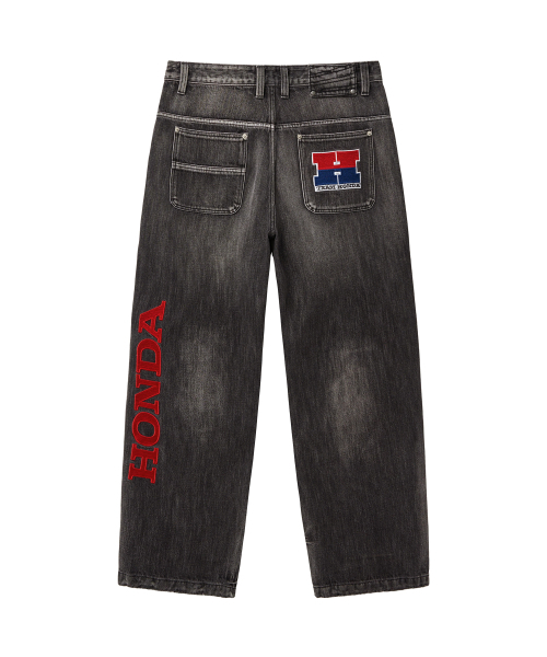 PHYPS MOTORCYCLE(フィップスモーターサイクル)の「Vintage Biker Wide Jean Black(デニムパンツ・レディース・その他・SMALL/MEDIUM/LARGE/X-LARGE)」の4枚目の写真