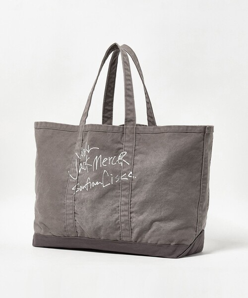 jj mercer（ジェイジェイマーサー）の「【別注】＜J.J. mercer＞キャンバス ウォッシュド トートバッグ（トートバッグ・レディース・オリーブ/ダークグレー・FREE）」の10枚目の写真