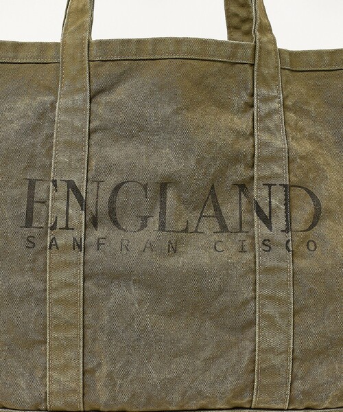 jj mercer（ジェイジェイマーサー）の「【別注】＜J.J. mercer＞キャンバス ウォッシュド トートバッグ（トートバッグ・レディース・オリーブ/ダークグレー・FREE）」の9枚目の写真