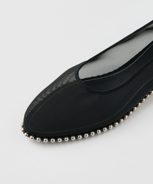DOUBLE STANDARD CLOTHING（ダブルスタンダードクロージング）の「メッシュフラットシューズ（スニーカー・レディース・ブラック・35.5/36.5/37.5）」の2枚目の写真