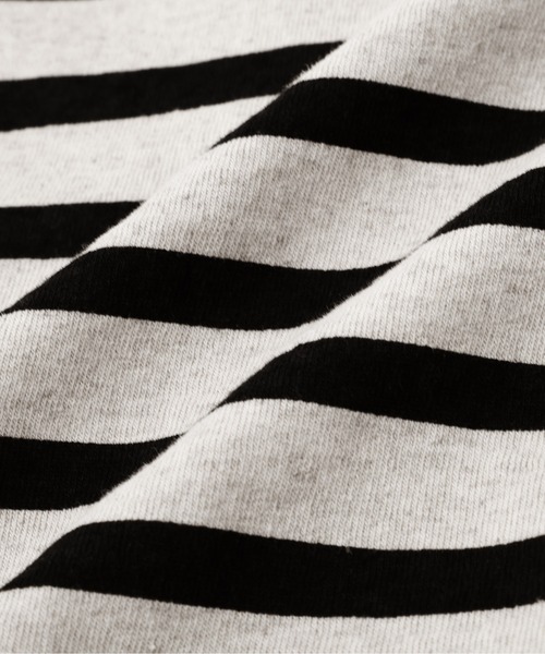 MHL.(エムエイチエル)の「BELGIAN LINEN COTTON JERSEY(Tシャツ/カットソー・レディース・チャコール/ナチュラル・2)」の12枚目の写真