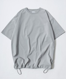 CONVERSE/コンバース UVカット/吸水速乾 オーバーサイズ ロゴ ワンポイント ドローコード 半袖Tシャツ/レディース メンズ