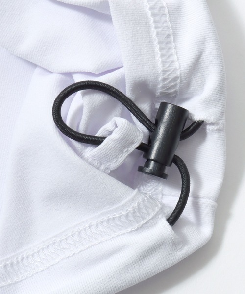 CONVERSE（コンバース）の「CONVERSE/コンバース UVカット/吸水速乾 オーバーサイズ ロゴ ワンポイント ドローコード 半袖Tシャツ/レディース メンズ（Tシャツ/カットソー・レディース・ライトグレー/ホワイト/スミクロ/ブラック/ブルー・LL/L/M）」の18枚目の写真