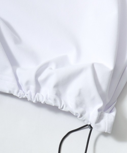 CONVERSE（コンバース）の「CONVERSE/コンバース UVカット/吸水速乾 オーバーサイズ ロゴ ワンポイント ドローコード 半袖Tシャツ/レディース メンズ（Tシャツ/カットソー・レディース・ライトグレー/ホワイト/スミクロ/ブラック/ブルー・LL/L/M）」の17枚目の写真