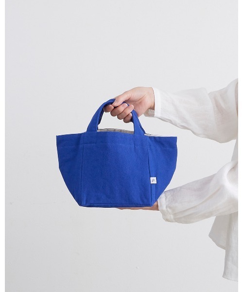 pouto(ポウト)の「【 pouto / ポウト 】 CANVAS CUBE TOTE SMALL / キャンバスキューブトートバッグ Sサイズ PO-003 DLI(トートバッグ・レディース・ブラック/グレー/ナチュラル/ブルー/レッド・FREE)」の6枚目の写真