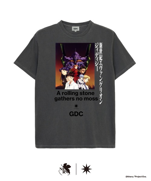 GDC(ジーディーシー)の「【GDC×EVANGELION】Visual Tee(Tシャツ/カットソー・メンズ・チャコール・SMALL/MEDIUM/LARGE/X-LARGE)」の1枚目の写真