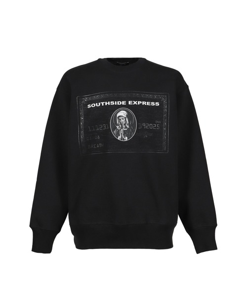 BREATH(ブレス)の「BLACK CARD SWEAT(スウェット・メンズ・ブラック/ホワイト・LARGE/MEDIUM/SMALL/X-LARGE)」の2枚目の写真