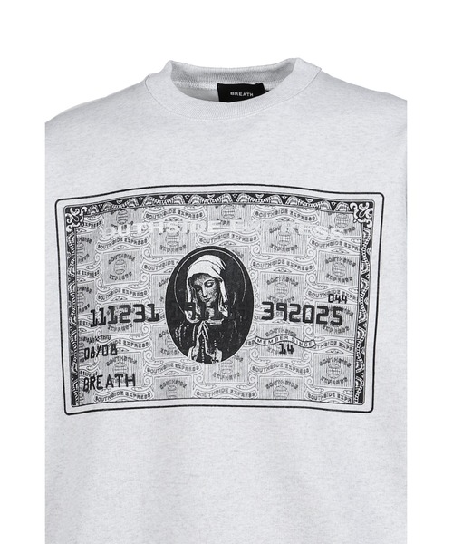 BREATH(ブレス)の「BLACK CARD SWEAT(スウェット・メンズ・ブラック/ホワイト・LARGE/MEDIUM/SMALL/X-LARGE)」の9枚目の写真