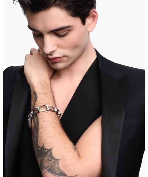 EMPORIO ARMANI（エンポリオアルマーニ）の「【エンポリオ アルマーニ】 チェーンブレスレット ステンレススチール（ブレスレット・メンズ・その他1・FREE）」の3枚目の写真