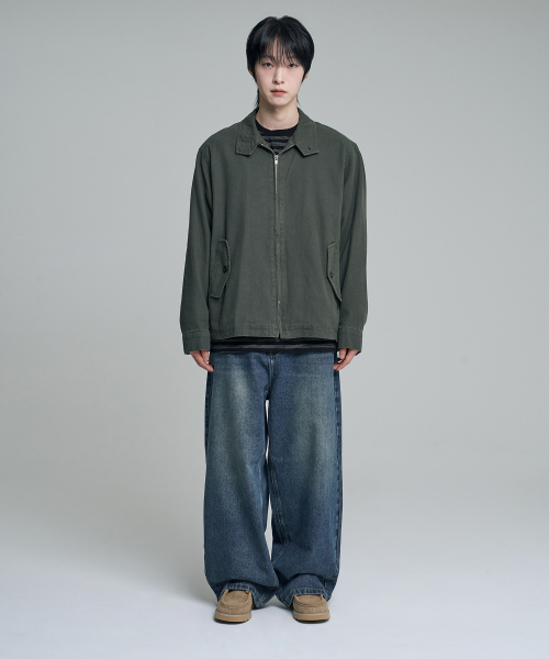 MOOVN(ムブン)の「2WAYコットンヘリングトンジャケットカーキ(ブルゾン・メンズ・その他・LARGE/MEDIUM)」の3枚目の写真
