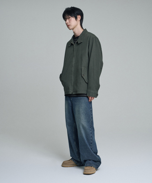 MOOVN(ムブン)の「2WAYコットンヘリングトンジャケットカーキ(ブルゾン・メンズ・その他・LARGE/MEDIUM)」の6枚目の写真