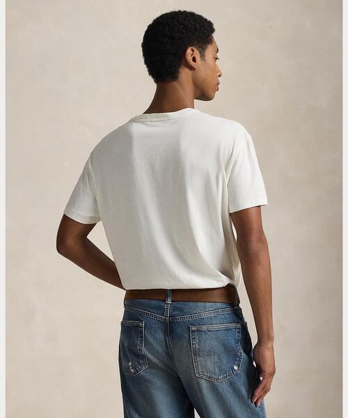 POLO RALPH LAUREN(ポロ ラルフ ローレン)の「クラシック フィット Polo ベア ジャージー Tシャツ(Tシャツ/カットソー・メンズ・ホワイト・S/M/L)」の6枚目の写真