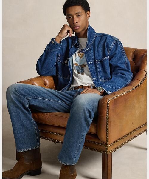 POLO RALPH LAUREN(ポロ ラルフ ローレン)の「クラシック フィット Polo ベア ジャージー Tシャツ(Tシャツ/カットソー・メンズ・ホワイト・S/M/L)」の5枚目の写真