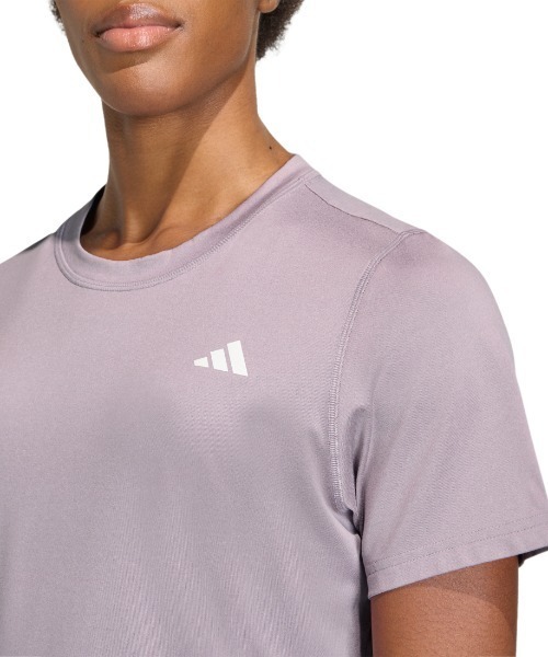 adidas(アディダス)の「アディダス adidas ワークアウト エッセンシャル クルーネック Tシャツ(Tシャツ/カットソー・レディース・ホワイト/スモークピンク・S/M/L)」の14枚目の写真