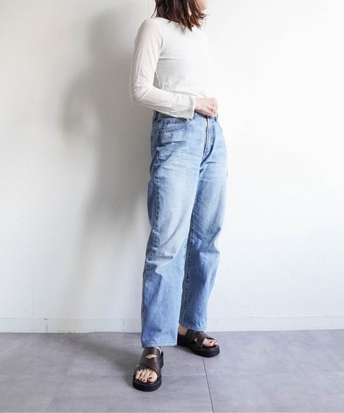 Fabby fabby（ファビィーファビィー）の「ワイドクロスミュールサンダル（サンダル・レディース・ブラウン/ブラック・SMALL/MEDIUM/LARGE）」の12枚目の写真