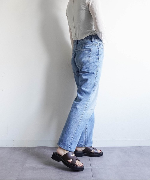 Fabby fabby（ファビィーファビィー）の「ワイドクロスミュールサンダル（サンダル・レディース・ブラウン/ブラック・SMALL/MEDIUM/LARGE）」の13枚目の写真