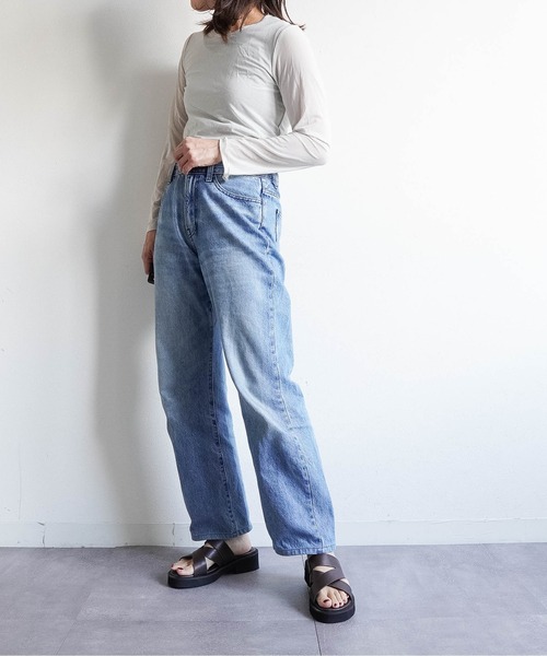 Fabby fabby（ファビィーファビィー）の「ワイドクロスミュールサンダル（サンダル・レディース・ブラウン/ブラック・SMALL/MEDIUM/LARGE）」の14枚目の写真