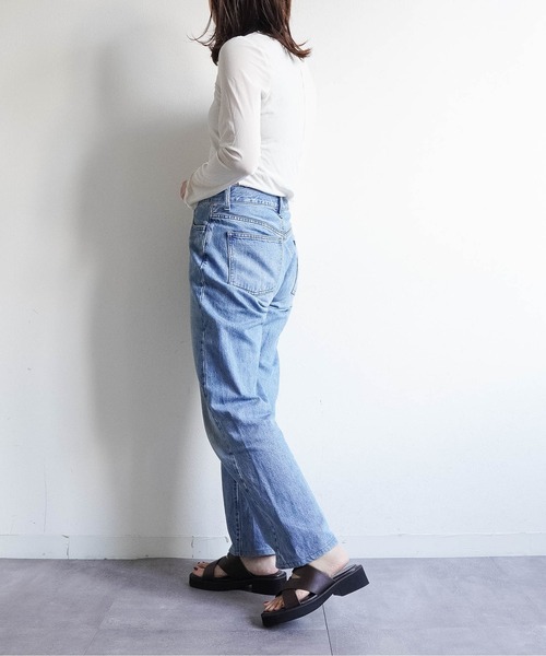 Fabby fabby（ファビィーファビィー）の「ワイドクロスミュールサンダル（サンダル・レディース・ブラウン/ブラック・SMALL/MEDIUM/LARGE）」の15枚目の写真