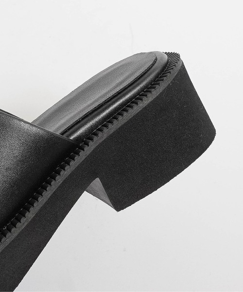 Fabby fabby（ファビィーファビィー）の「ワイドクロスミュールサンダル（サンダル・レディース・ブラウン/ブラック・SMALL/MEDIUM/LARGE）」の22枚目の写真