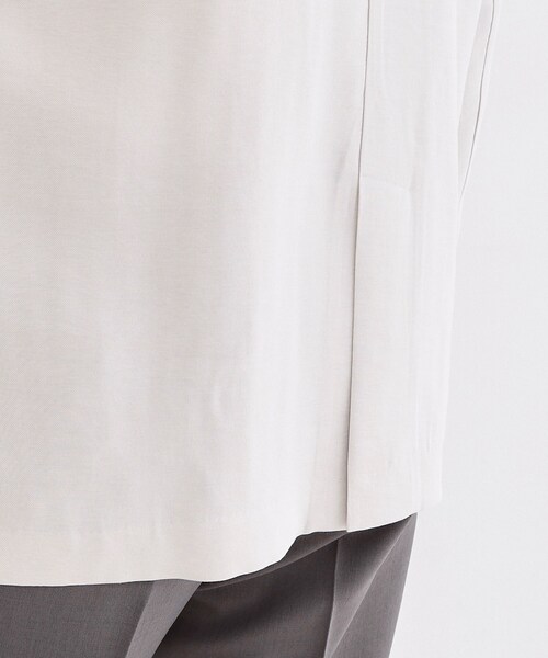 OPAQUE.CLIP（オペークドットクリップ）の「シングルテーラードジャケット【洗える/裏地なし】（テーラードジャケット・レディース・ナチュラル/ブラウン系その他/ネイビー・36/38/42/40）」の8枚目の写真