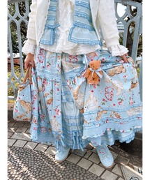 PINK HOUSE（ピンクハウス）の「テディローズプリントスカート（スカート）」