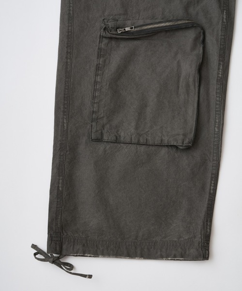 ADAM PATEK(アダムパテック)の「ADAMPATEK/grunge layered Cargo Pants/レイヤードカーゴパンツ(AP2618046)(カーゴパンツ・レディース・カーキ・FREE)」の4枚目の写真